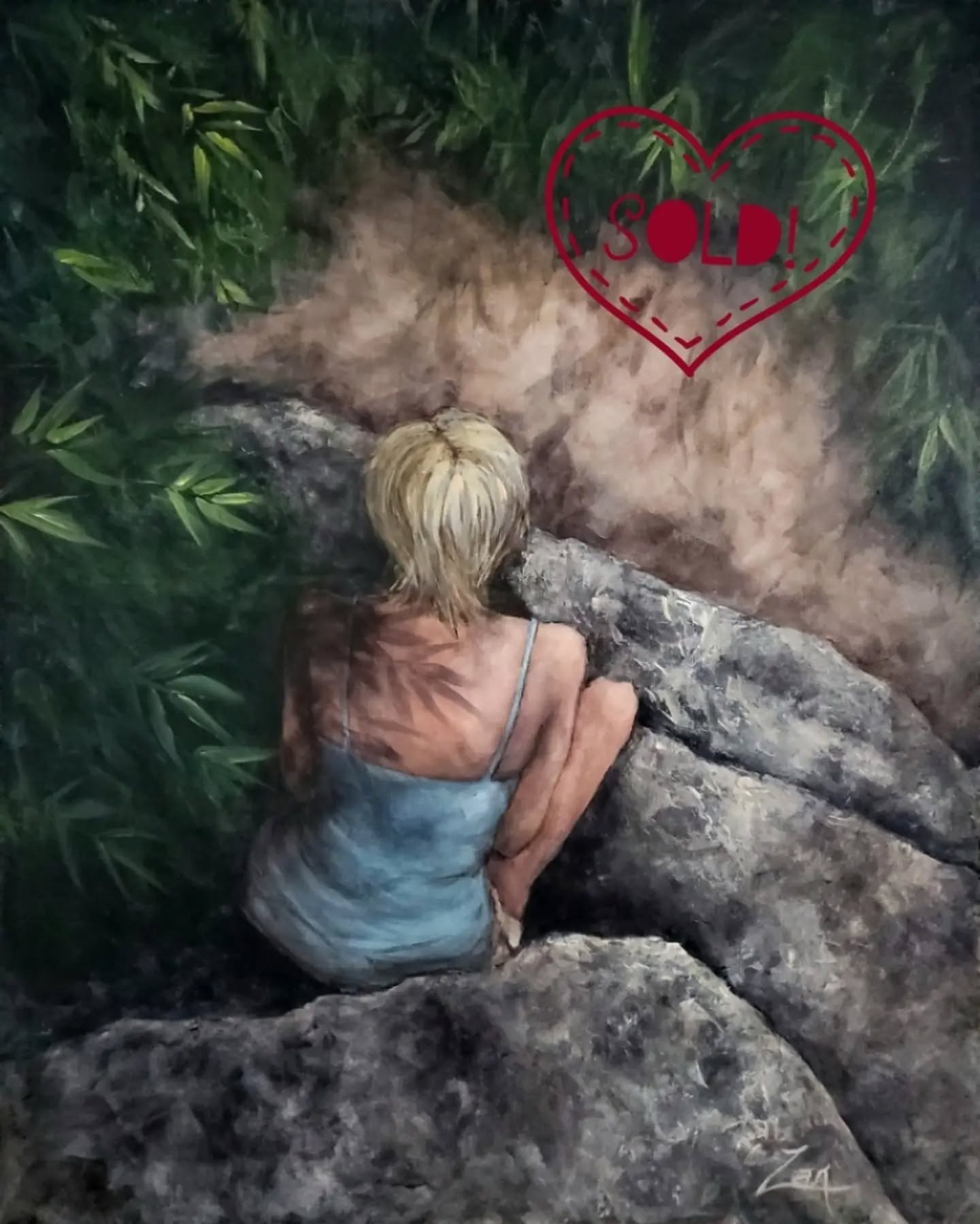 Awesomeness and a heartfelt Thank You to the new owner & @HouseofNeVille Gallery and Gatherings for giving 'A Place to Dream' a new home! 

#grateful #supportyourlocalartist #supportthearts  #anartistslife #artcommunity